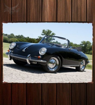 Металлическая табличка Porsche 356B 1600 Super 90 Roadster